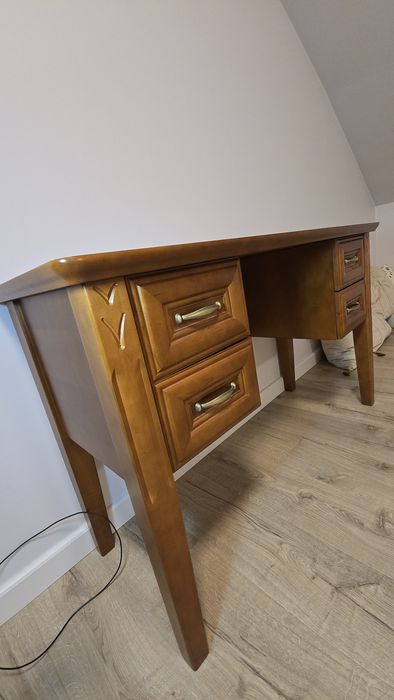 Zestaw sypialnia łózko materac  drewno super cena