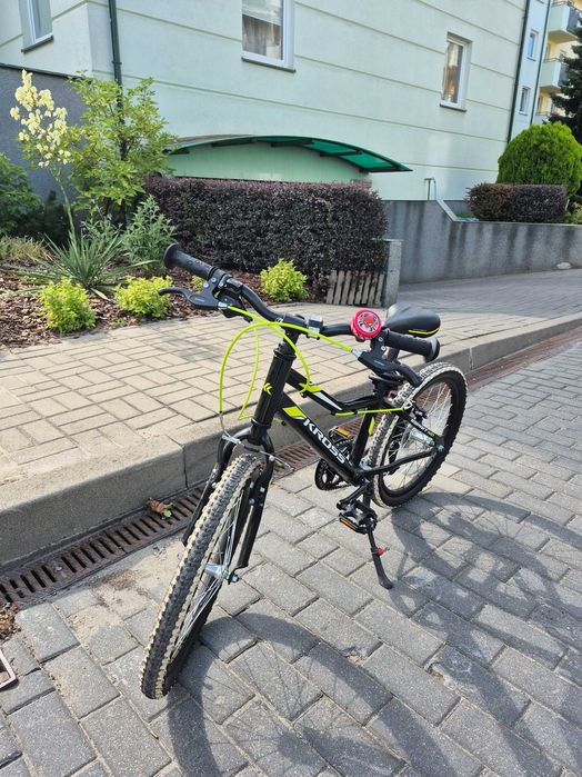 Rower dziecięcy Kross Esprit Kid 20 Czarny Limonkowy połysk