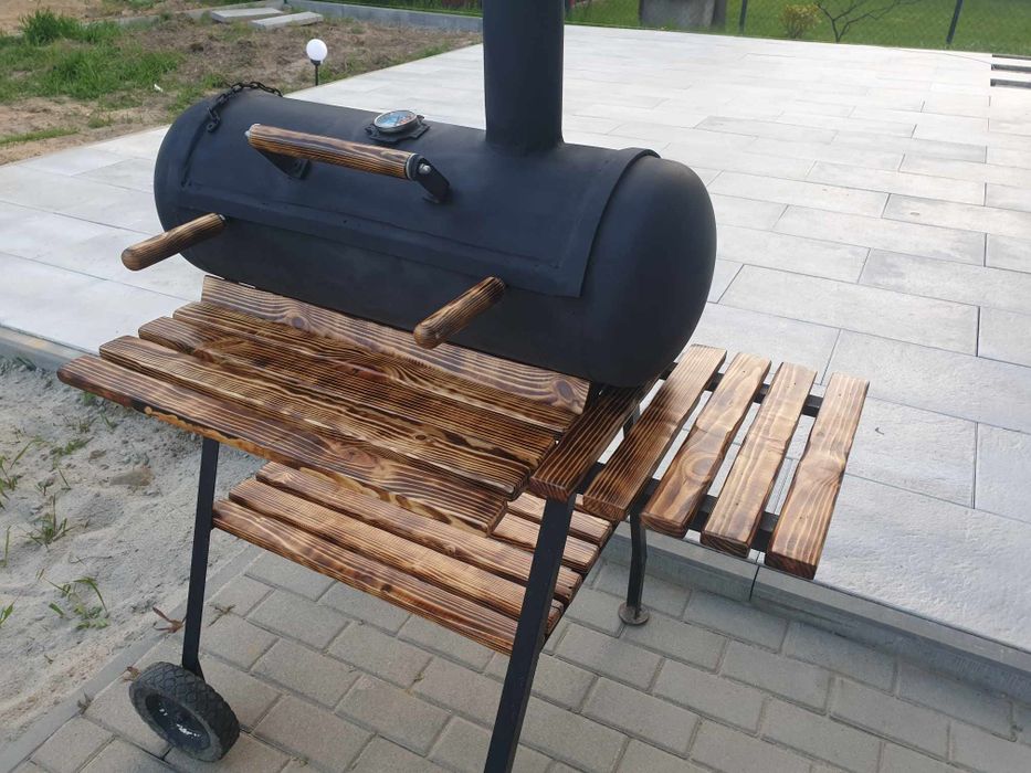 Grill z butli gazowej walec