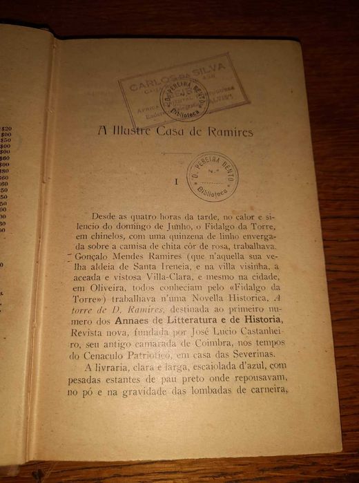 A ilustre casa de Ramirez, Eça de Queiroz quarta edição 1917