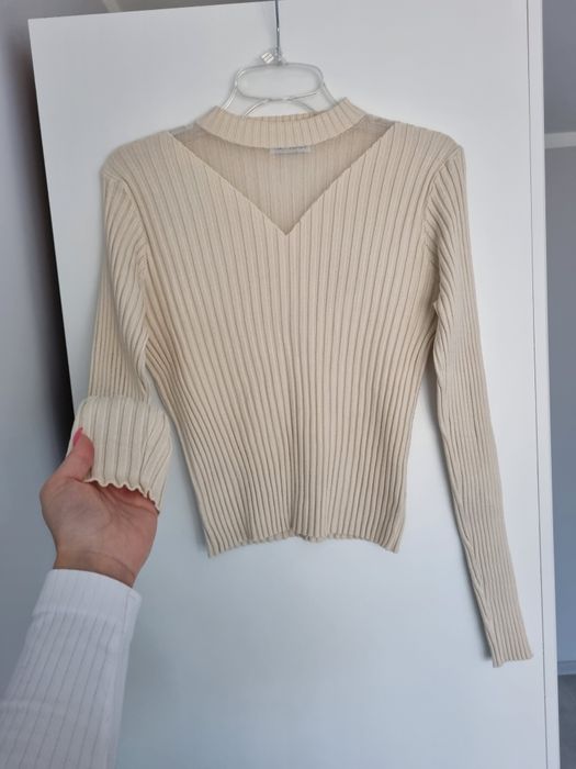 Półgolfik z siateczką nad biustem r. uniwersalny