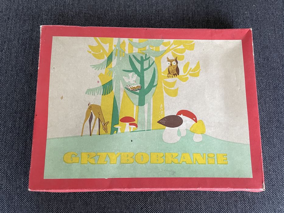 Gra planszowa grzybobranie prl