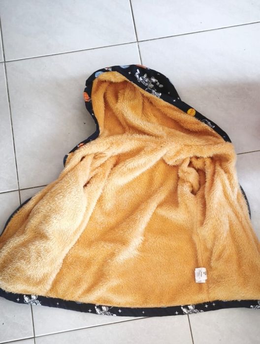 Casaco fofinho com pelo