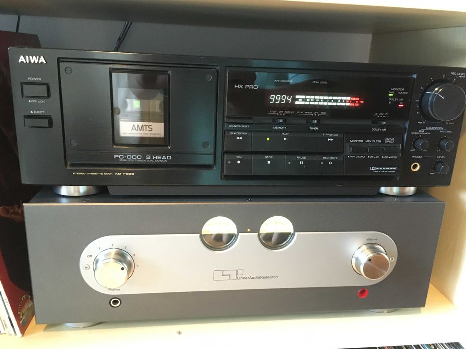 Magnetofon deck Aiwa AD-F800 wysoki model idealny.