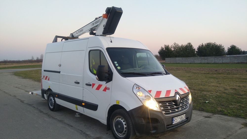 RENAULT MASTER Podnośnik Koszowy 14 m PODPORY !!!