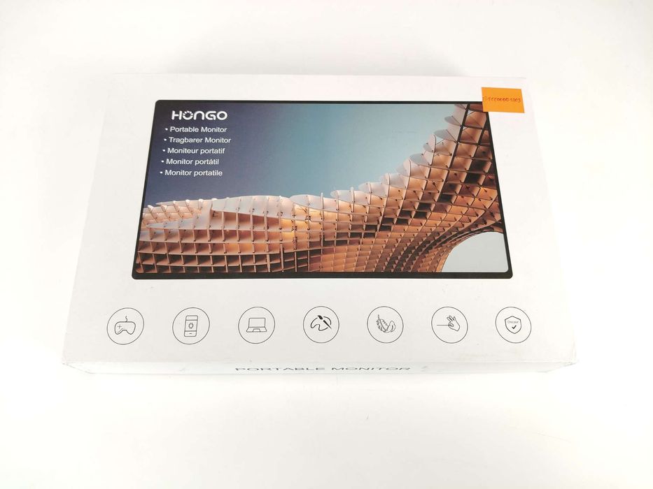 HONGO P156A06 15,6 cala 1920x1080 FHD przenośny monitor, USB-C, HDMI