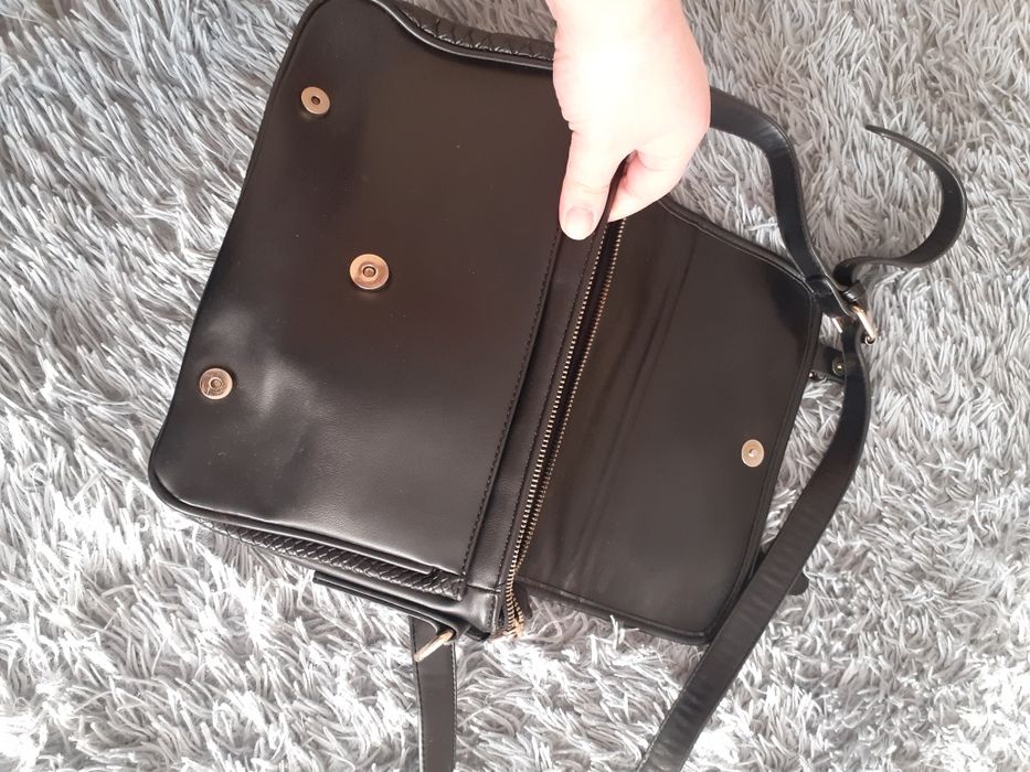 Сумка сумочка жіноча портфель чорного кольору