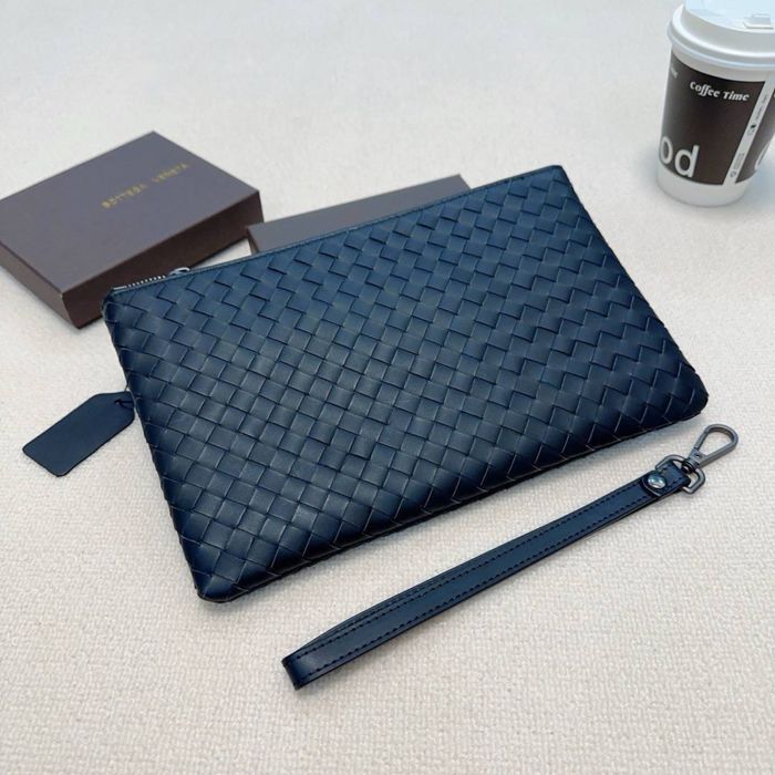 Чоловіча шкіряна сумка клатч Bottega Veneta косметичка клатч мужской