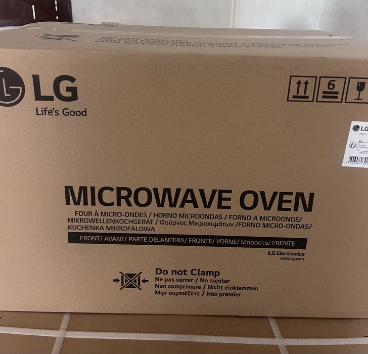 Microondas LG novo