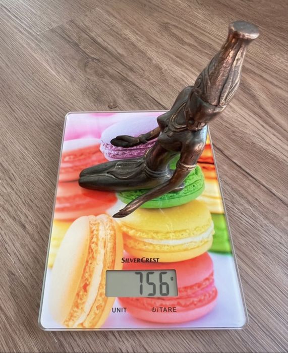 Magnífica estátua bronze antiga Parvati/Tara