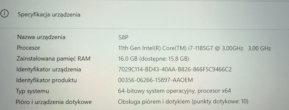 Microsoft Surface 8 Pro