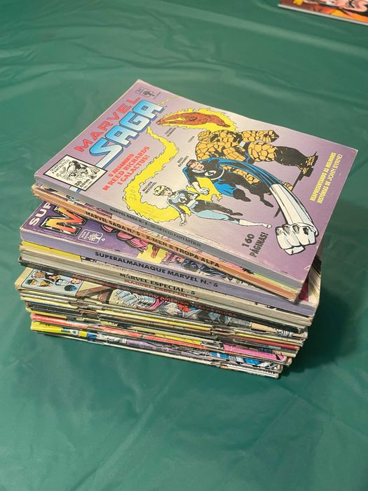 Livros Marvel Saga - Super Almanaque Marvel e outros
