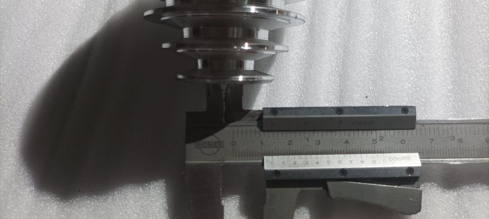 Polia alumínio maquina de furar