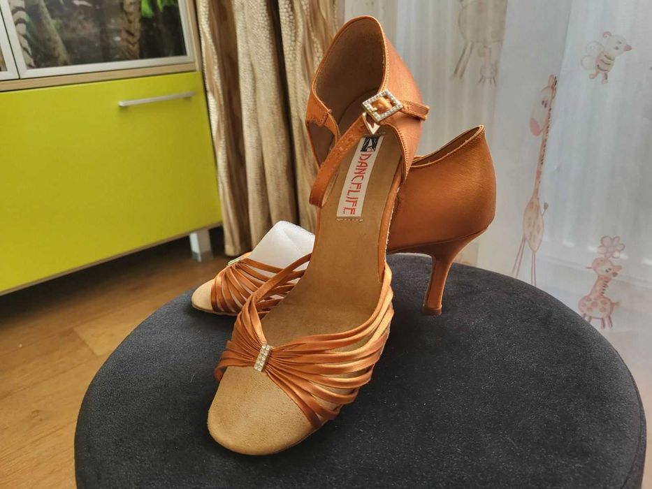 Туфлі для танців, бальних, латина -7см -DanceLife, Нідерланди-нові