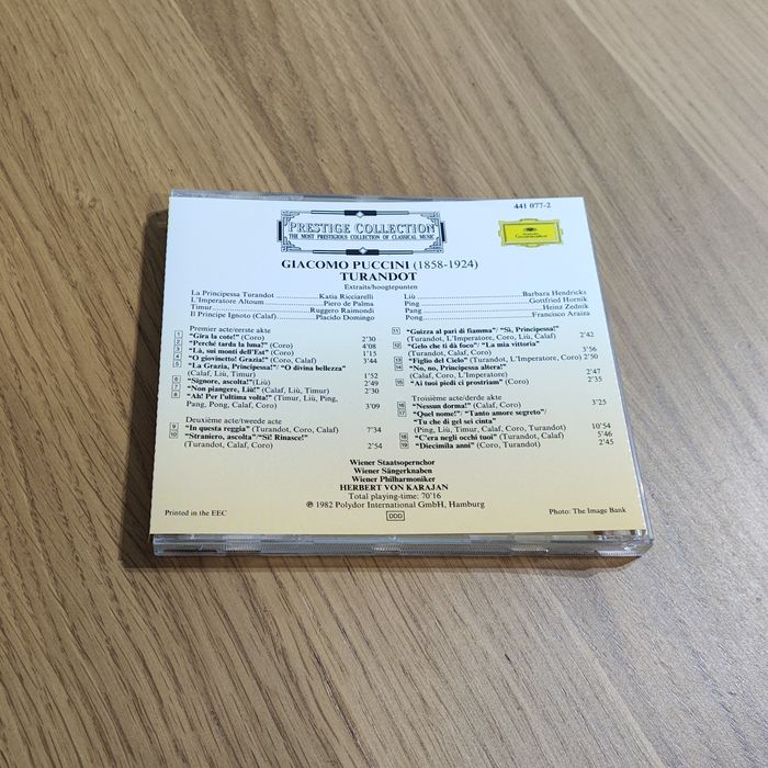 Prestige Collection Puccini Turandot Highlights