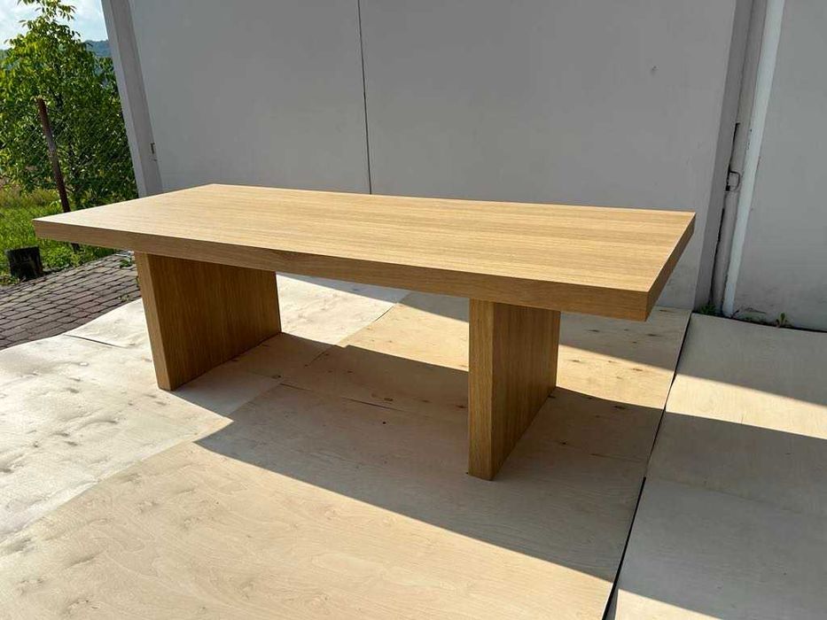 Stół nowoczesny 240x100 prostokątny na dwóch podstawach