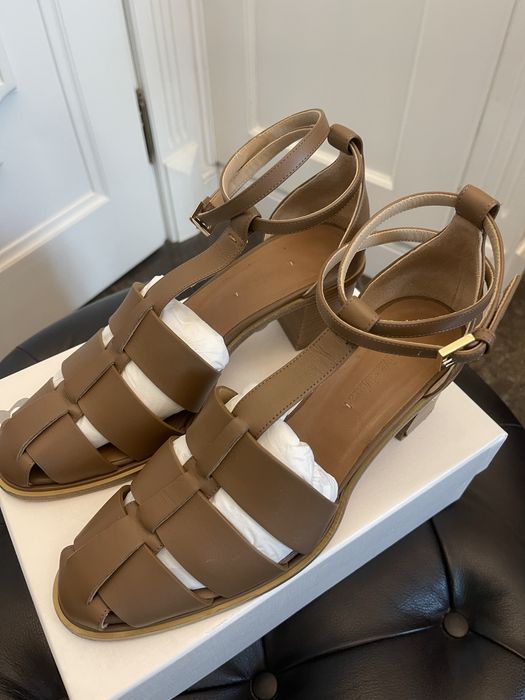 MAX MARA piękne sandałki, skóra naturalna