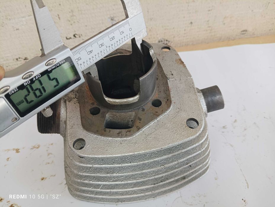 WSK-125 - cylinder żeliwny - (16.7)