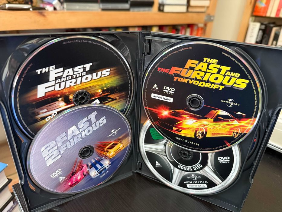 The Fast and the Furious - Velocidade Furiosa I, II & 3 + 2 Dvds Bonus