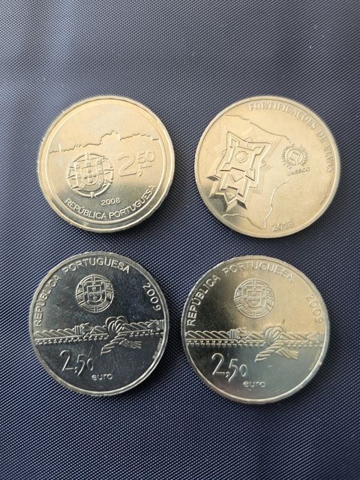 Moedas Comemorativas UNC Portugal