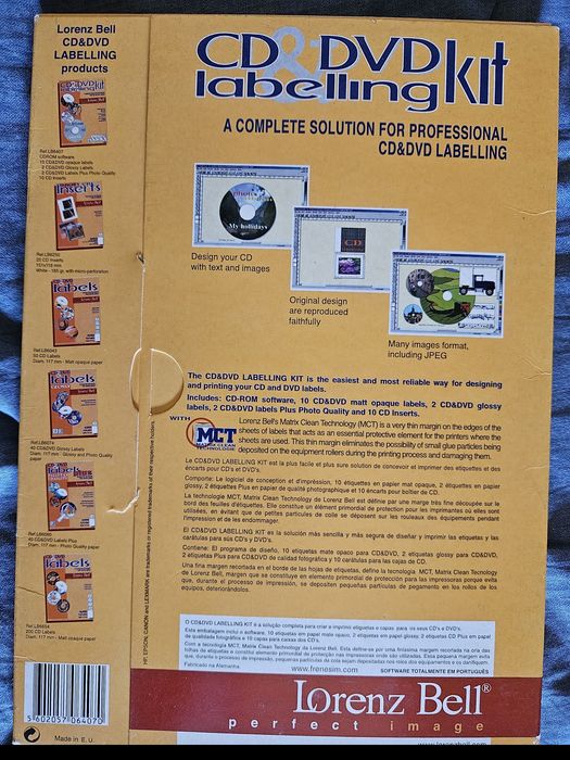 Labels for DVD, CD - for printer427552025620008963