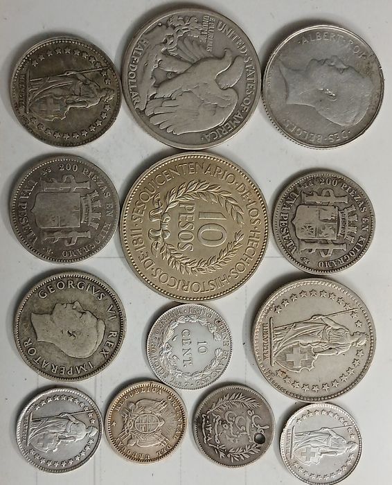 Moedas estrangeiras antigas