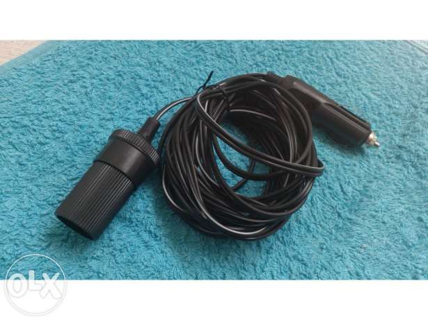 Extensão cabo isqueiro 5 metros