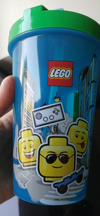 Kubek Lego ze słomką 500 ml nowy