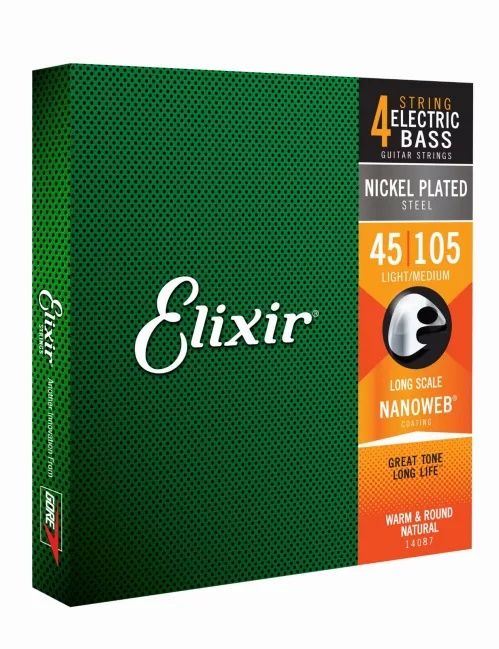 Struny do basu Elixir 45 105