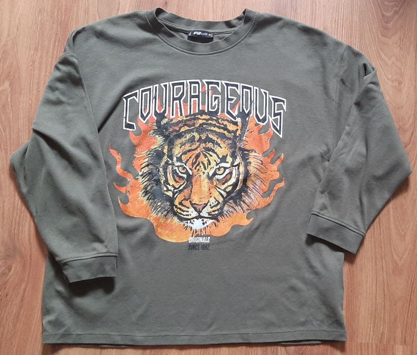 Bluza młodzieżowa khaki, bawelna
