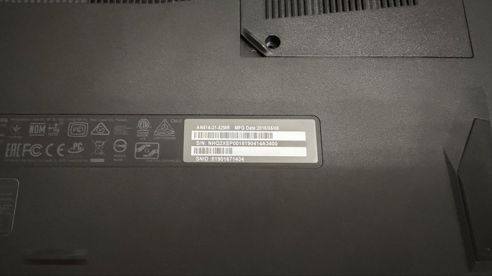 Acer Nitro AN 515-31 series