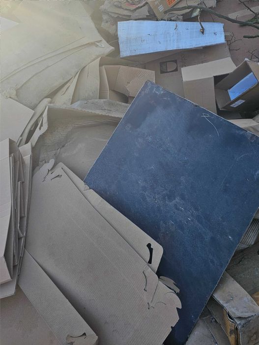 tektura, odpady na opał