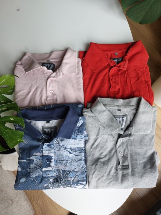 Zestaw 4 koszulek polo z Wólczanki