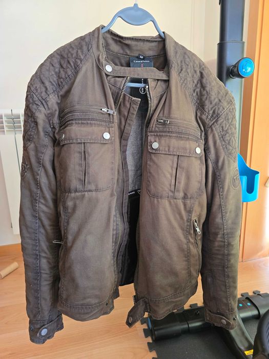 Casaco motard Try em tecido – Tamanho M