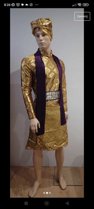 Strój księcia na halloween XL