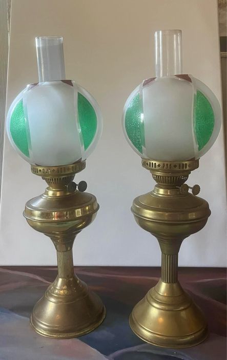 Lampa naftowa Art Deco