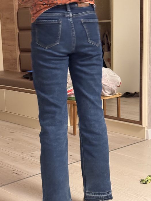 Джинсы на флисе 152