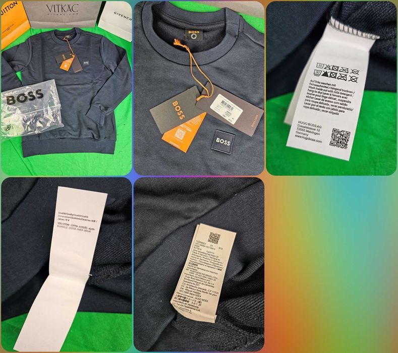 Bluza męska okrągła hugo boss bluzy tommy hilfiger