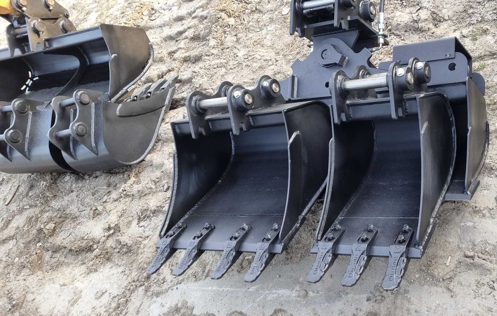 Zestaw łyżek do mini CASE CX19C-D Bobcat E19 z szybkozłączem cena brut