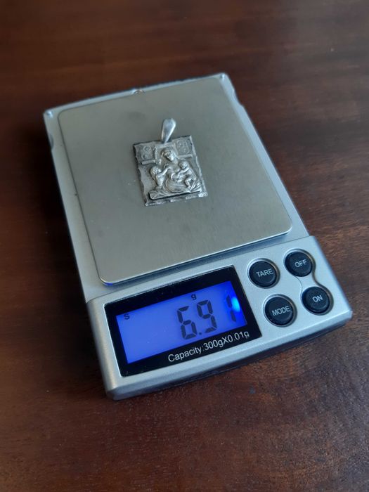 Pendente em prata Mãe (Portugal) séc. XX