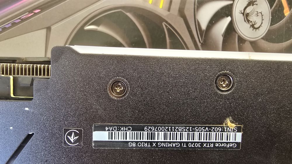 RTX 3070Ti MSI placa gráfica
