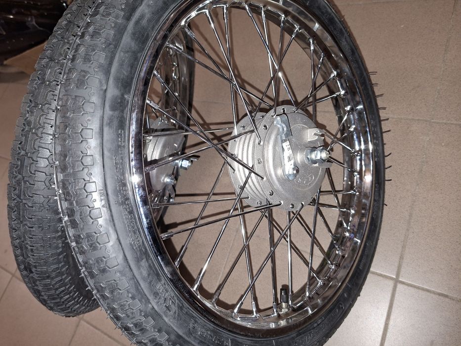Odnowione wycentrowane kola kpl r17" romet ogar 202,2-biegowy