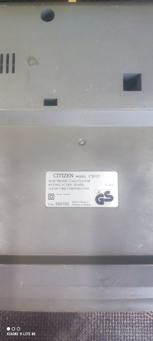 Kalkulator z drukarką citizen retro