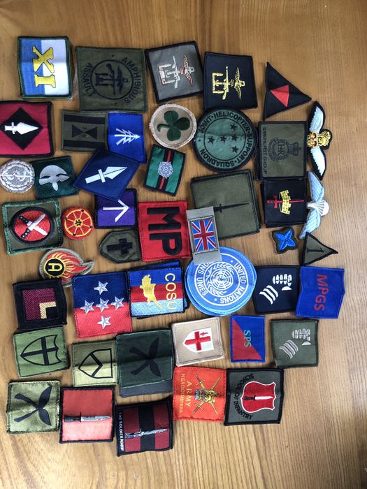 Колекційні шеврони, нашивки, патчі, погони Європи та США