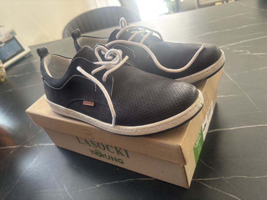 Półbuty chłopięce skórzane Lasocki Young