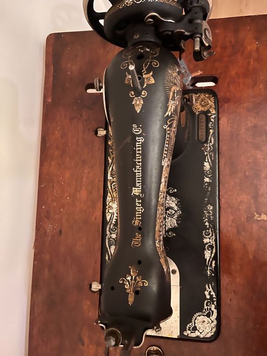 Máquina de costura da singer