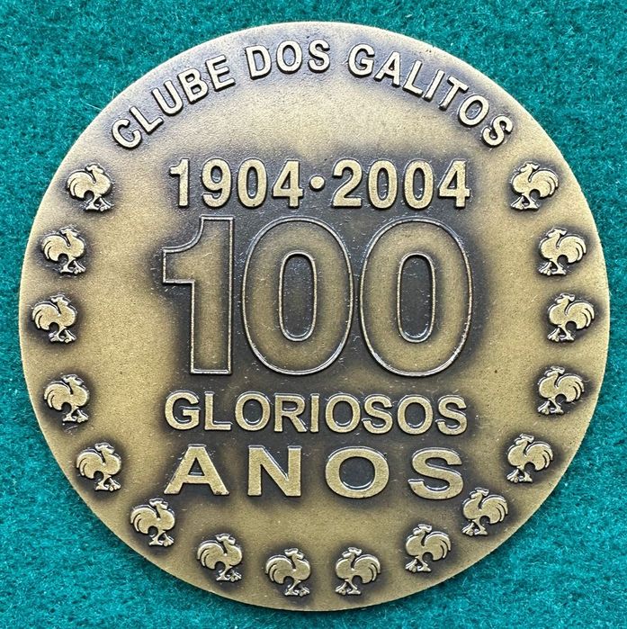 Medalha em bronze clube dos Galitos