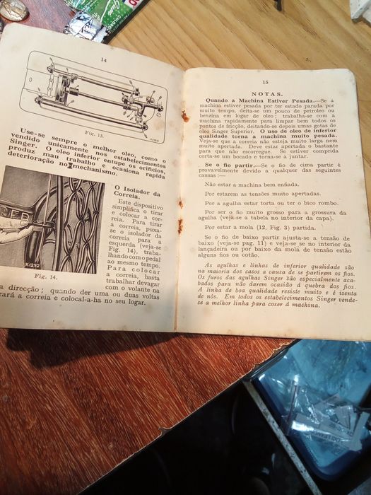 Livro de instruções singer