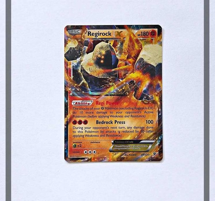 Regirock Ex 43/124 FCO Pokemon ENG-NM