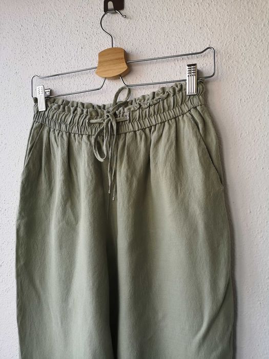 Calças de corte reto da Zara, tamanho S